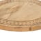 Brown Wood Country Cottage Lazy Susan Cake Stand, 2" x 15" x 15"
